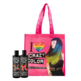 Crazy Color Shampoo Red 250ml Deep Conditioner pour cheveux colorés 250ml + Cabas en cadeau