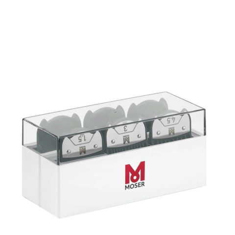 Moser Box Magnetic Premium - boîte avec 6 contre-peignes magnétiques de  1,5/3/4,5/6/9/12 mm