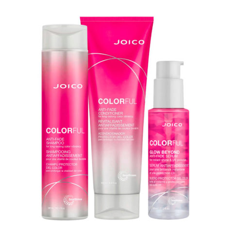 Joico Colorful Anti-Fade Shampoo 300ml Conditioner 250ml Serum 63ml
