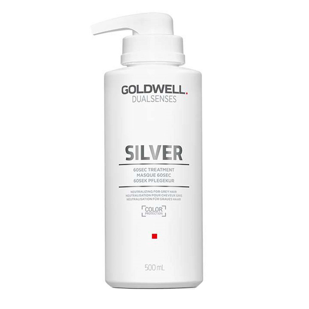 Goldwell Dualsenses Silver 60s Treatment  500ml -  traitement des cheveux gris et blonds froids