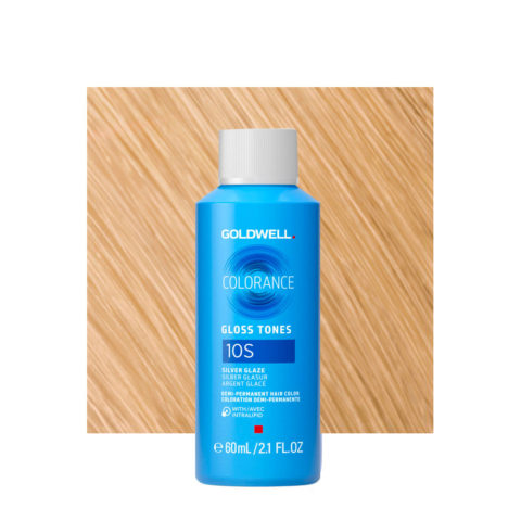 10S Goldwell Colorance Gloss Tones Cool Blonde Silver Glaze 60ml - coloration demi-permanente