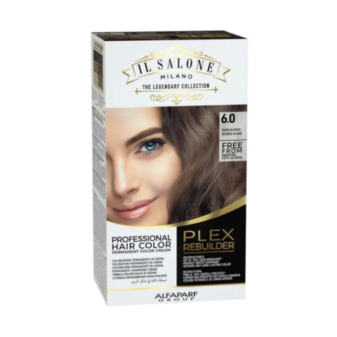 Il Salone Plex Rebuilder Color Kit 6.0 Blond Foncé - coloration permanente en crème