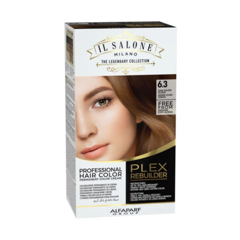 Il Salone Plex Rebuilder Color Kit 6.3 Blond Foncé Doré- coloration permanente en crème