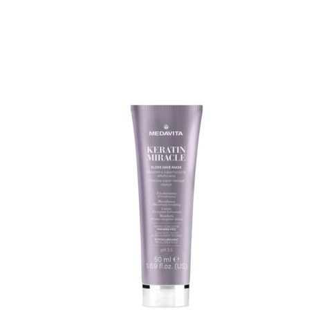 Medavita Lunghezze Keratin Miracle Sleek Hair Mask 50ml  - masque lissant