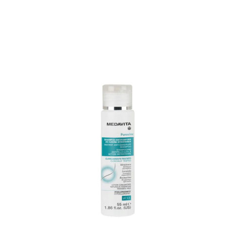Cute Puroxine Instant Anti-Dandruff Shampoo 55ml - shampooing antipelliculaire pH 5.5