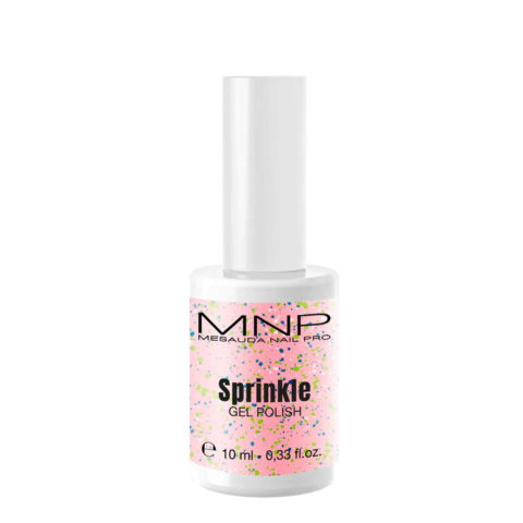 Mesauda MNP Sprinkle Gel Polish 102 Macaron 10ml - vernis à ongles semi-permanent effet pointillé