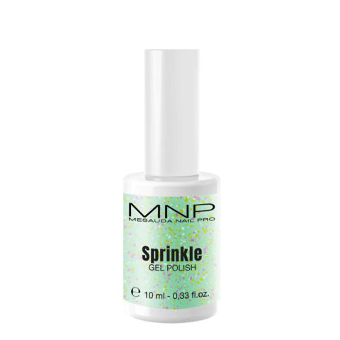 Mesauda MNP Sprinkle Gel Polish 103 Mint Sundae 10ml - vernis à ongles semi-permanent effet pointillé