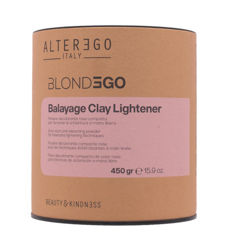 Blondego Balayage Clay Lightener 450gr - poudre décolorante rose compacte