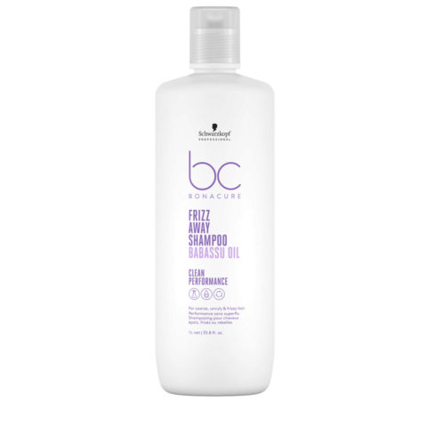 Schwarzkopf BC Bonacure Frizz Away Shampoo 1000ml - shampoing anti-frisottis