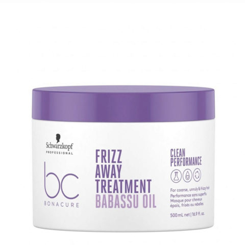 Schwarzkopf BC Bonacure Frizz Away Treatment 500ml - soin anti-frisottis intensif