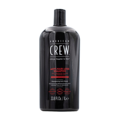 American Crew Anti Hair Loss Shampoo  1000ml  - shampooing anti chute