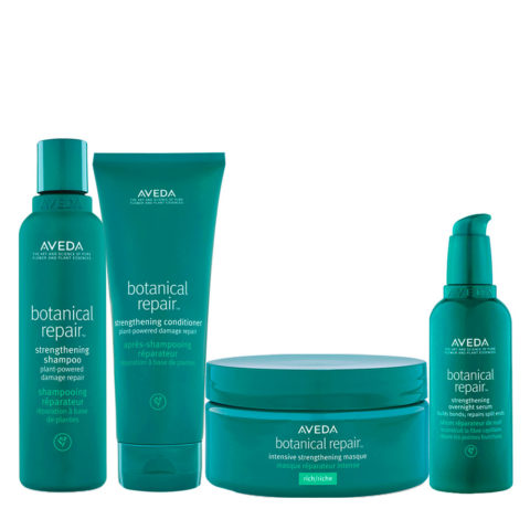 Aveda Botanical Repair Strengthening Shampoo 200ml Conditioner 200ml Masque 200ml Serum 100ml