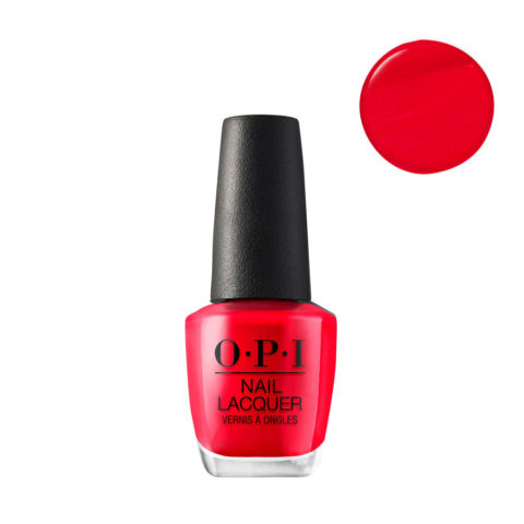 OPI Nail Lacquer NLC13 Coca-Cola Red 15ml- vernis à ongles blanc doux