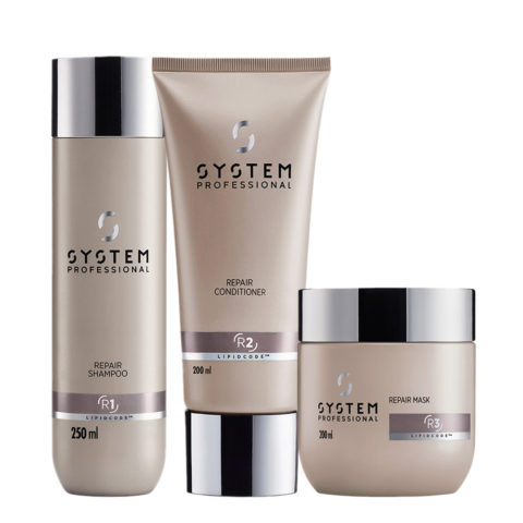 System Professional Repair Shampoo 250ml Conditioner 200ml Mask 200ml