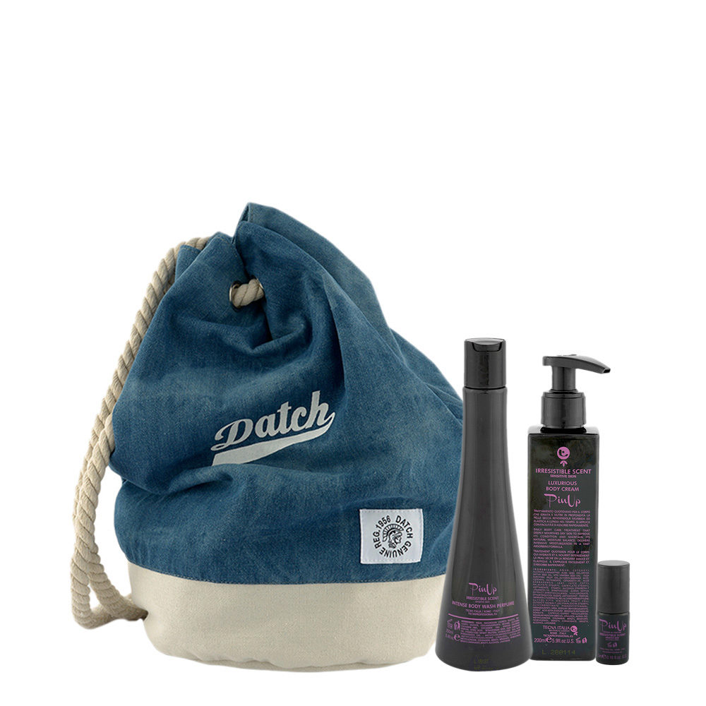 Tecna Fashion Lab Pin-Up Body Wash 250ml Body Cream 200ml Oil Perfume 5ml Tecna Sac à Dos