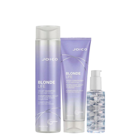 Blonde Life Violet Shampoo 300ml Conditioner 250ml Brilliant Glow Brightening Oil 100ml