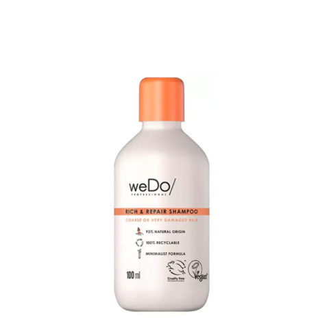 weDo Rich & Repair Shampooing sans sulfate pour cheveux crépus très abîmés 100ml