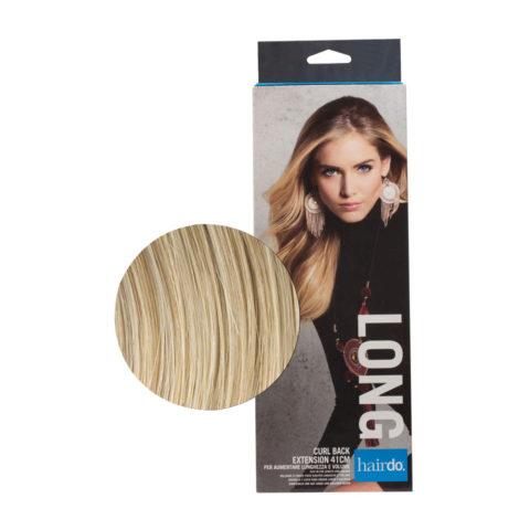 Hairdo Curl Back Extension Blond Cendré 41cm - extension de cheveux dégradés et vagues