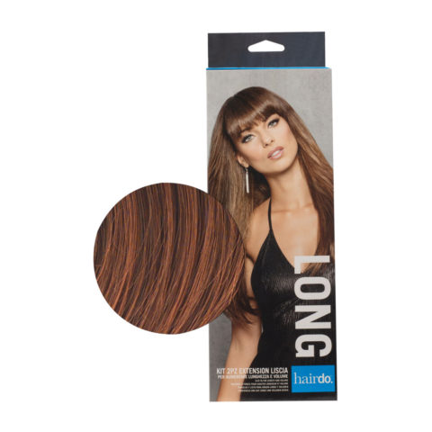 Hairdo  Extension Lisse Rouge Cuivre Foncé 2x51cm - extension de cheveux