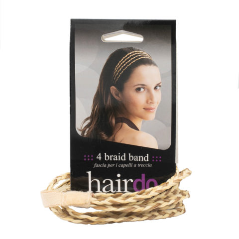 Hairdo 4 Braid Band Blond clair/Platine - bandeaux élastiques pour cheveux