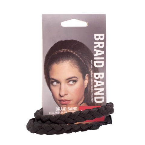 Hairdo Braid Band Brun Foncé - bandeau pour cheveux tressé 