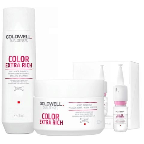 Dualsenses Color Extra Rich Brilliance Shampooing 250ml Masque 200ml Serum 12x18m colorès gros