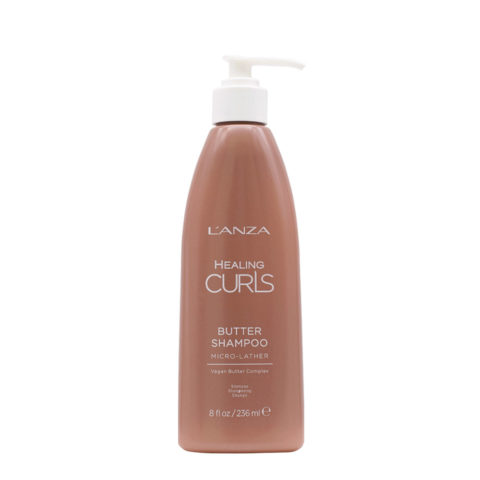 L' Anza Healing Curls Butter Shampoo 236ml - shampoing nourrissant pour cheveux bouclés