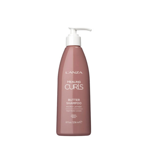 L' Anza Healing Curls Butter Shampoo 236ml - shampoing nourrissant pour cheveux bouclés