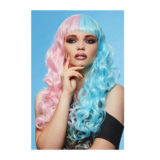 Manic Panic Cotton Candy Angel Siren Wig - perruque bleu clair-rose pastel