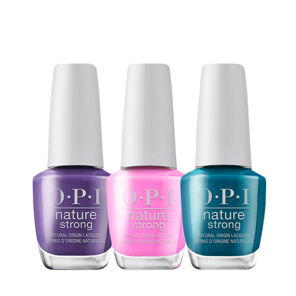 OPI Nature Strong A Great Fig World 15ml  Emflowered 15ml All Heal Queen Mother Earth 15ml