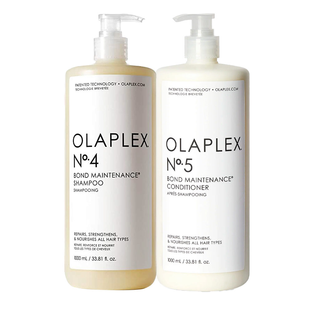 Olaplex N° 4 Bond Maintenance Shampoo 1000ml N° 5 Bond Maintenance Conditioner 1000ml | Hair Gallery