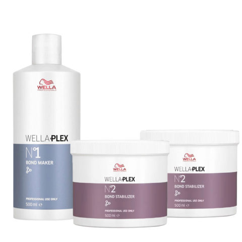 Wella Wellaplex Bond Maker N°1, 500ml + 2 Bond Stabilizer N°2, 500ml