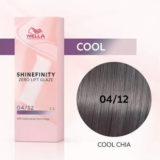 Wella Shinefinity  04/12 Châtain Moyen - coloration demi-permanente