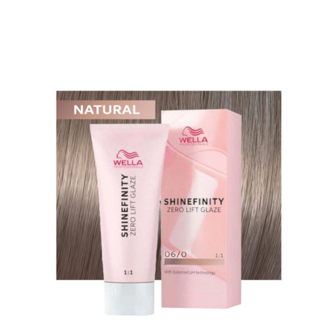 Wella Shinefinity Natural Base 06/0 Blond Foncé Naturel 60ml - coloration demi-permanente