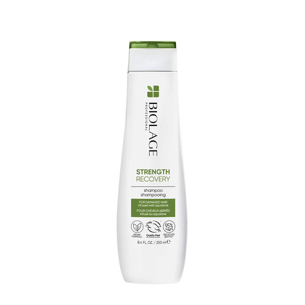 Biolage Strength Recovery Shampoo 250ml - shampooing pour cheveux endommagés
