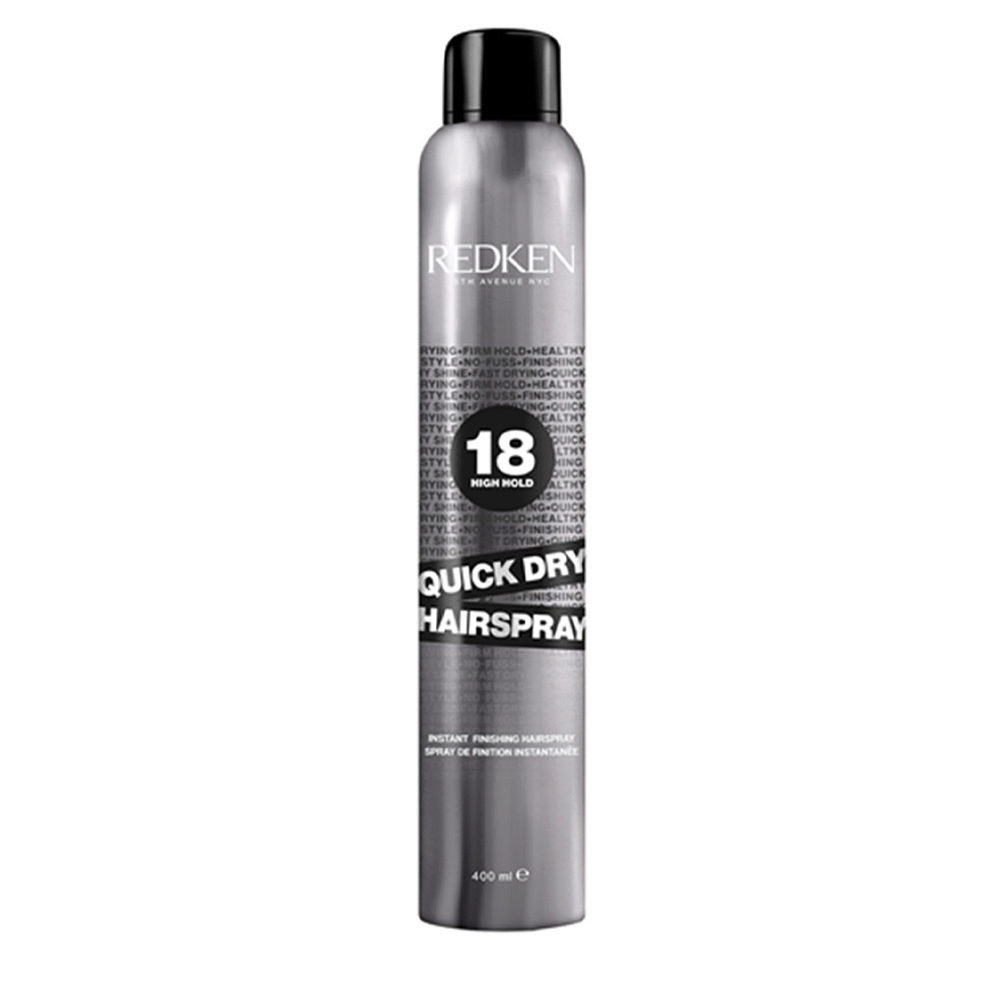 Redken Quick Dry Hairspray 400ml - laque fixation instantanée