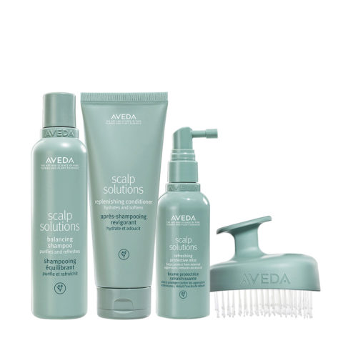Aveda Scalp Solutions Shampoo 200ml Conditioner 200ml Protective Mist 100ml