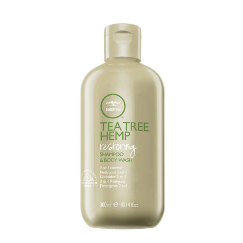 Tea Tree Hemp Restoring Shampoo & Body Wash 300ml - nettoyant 2 en 1