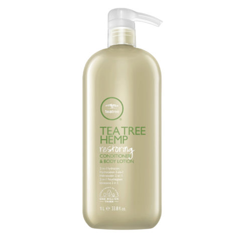 Tea Tree Hemp Restoring Conditioning & Body Lotion 1000ml - conditionneur hydratant 2 en 1