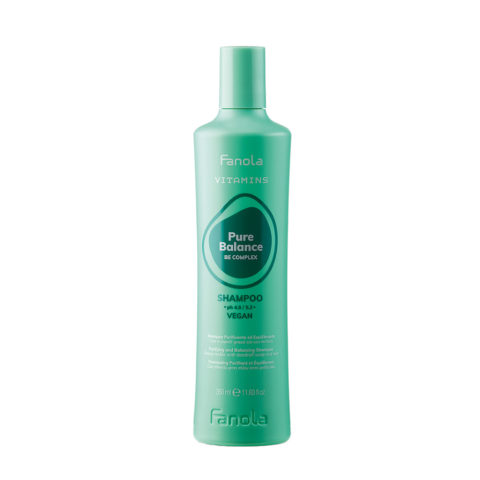 Fanola Vitamins Pure Balance Be Complex Shampoo 350ml - shampooing purifiant équilibrant
