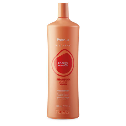 Fanola Vitamins Energy Be Complex Shampoo 1000ml - shampooing énergisant