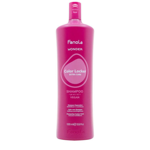 Fanola Wonder Color Locker Shampoo 1000ml - shampooing pour cheveux colorés