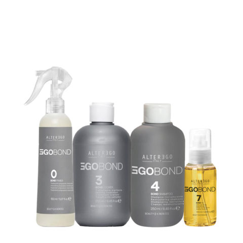 EgoBond 0 Primer 125ml 3 Locker 250ml 4 Shampoo 250ml 7 Oil 100ml