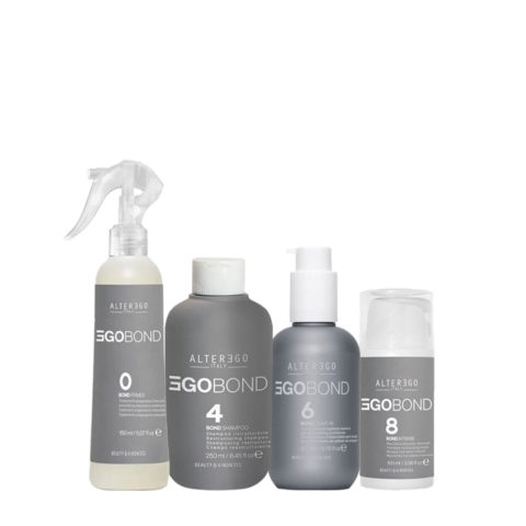 Alterego EgoBond 0 Primer 125ml 4 Shampoo 250ml 6 Conditioner 200ml 8 Intense 100ml