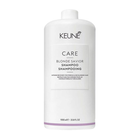 Care Line Blonde Savior Shampoo 1000ml - shampooing pour cheveux décolorés