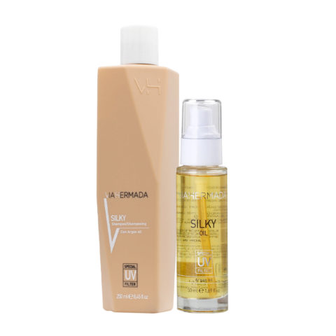 Silky Shampoo 250ml Silky Oil 50ml