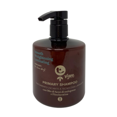 Tecna Smooth Straightening Laminating Primary Shampoo 500ml - shampooing laminant
