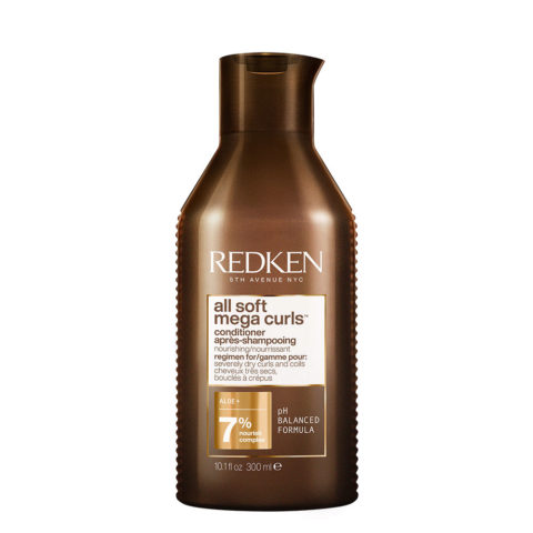 Redken All Soft Mega Curls Conditioner 300ml - après-shampooing pour cheveux bouclés et secs