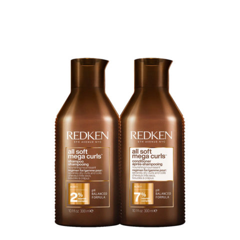 Redken All Soft Mega Curls Shampoo 300ml Conditioner 300ml