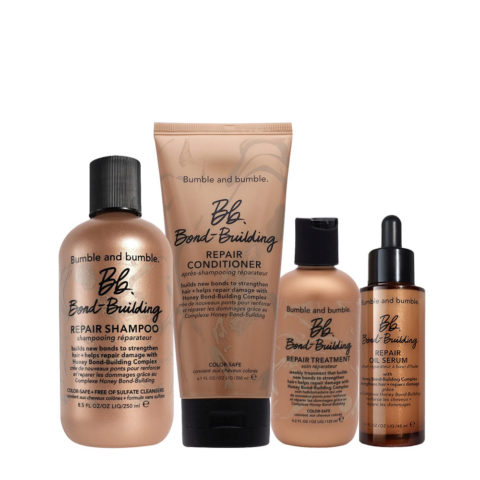 Bumble And Bumble Bb. Bond Building Repair Shampoo 250ml Conditioner 200ml Treatment 125ml Oil Serum 48ml